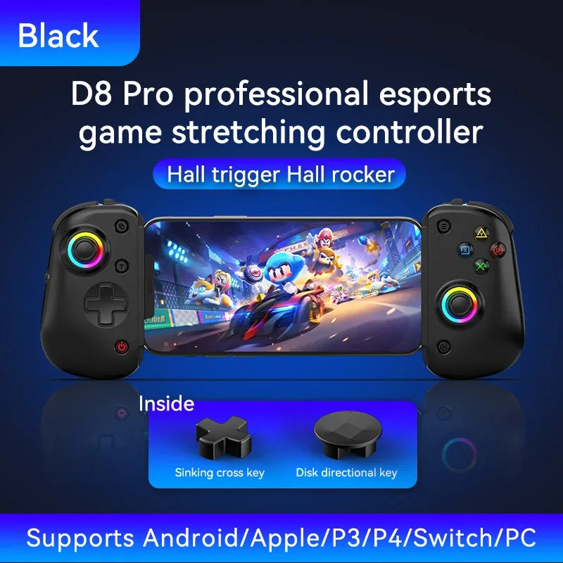 Hot BSP D8 PRO RGB Wireless Tablet Controller.