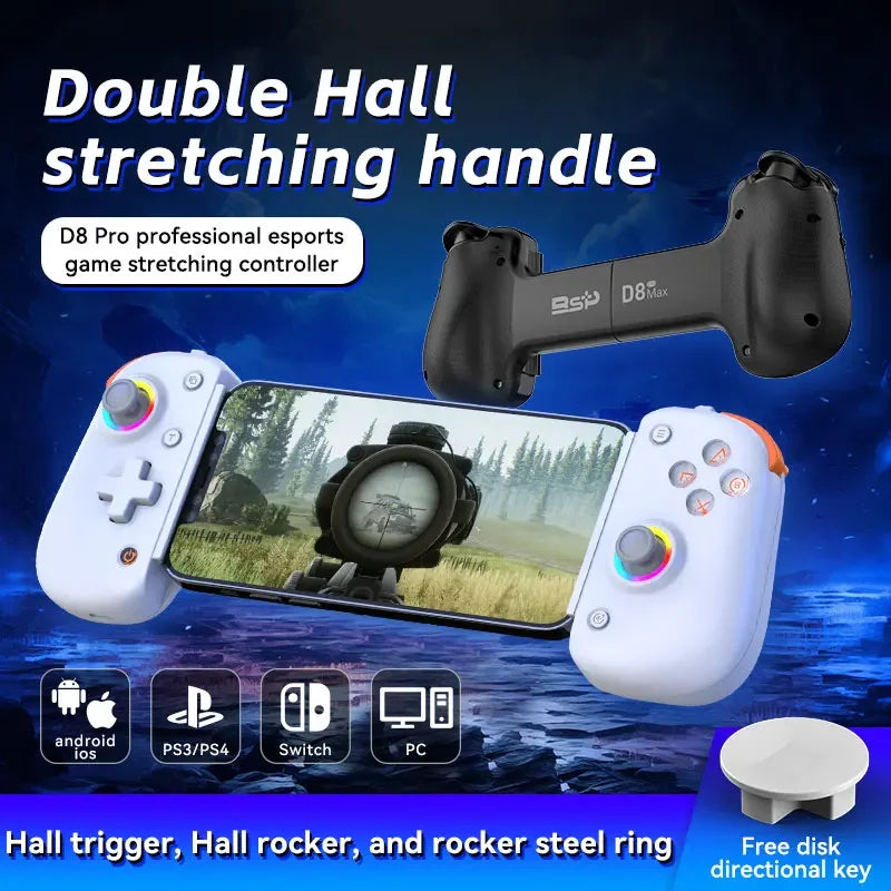 Hot BSP D8 PRO RGB Wireless Tablet Controller.